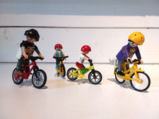 PLAYMOBIL LOT VÉLOS/ VACANCES BALADE CAMPING CAR CAMPAGNE FAMILLE