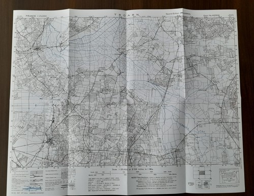 Carte para ww2 troarn - carte, 6t