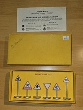 Dinky Toys 591 Coffret De 6 Panneaux De Signalisation Route Avec Notice