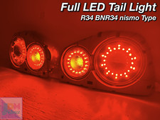 JDM Nissan Skyline R34 BNR34 Coupe Full LED Tail Lights Nismo GT type OEM Rare