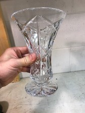 Vintage Cut Glass Vase Flowers