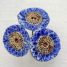 3 Tournesols Bleus, Fleurs En