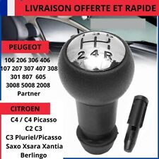 Pommeau CHROME de Levier Vitesse C4 Picasso C3 C2 Saxo Xsara 206 207 307 308...