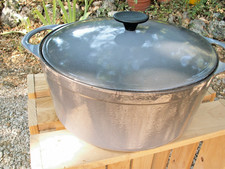 Cocotte Fonte émaillée Cousances Le Creuset  grosse  Ø 28 GRISE FRANCE