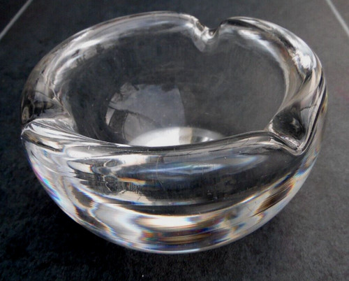 Vintage cendrier cristal - en,