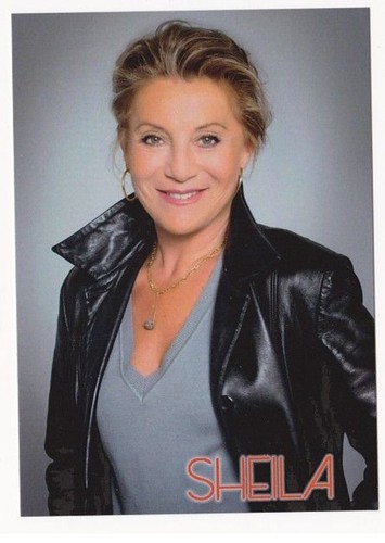 Sheila carte postale athq - sheila,