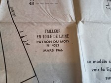 ancien patron mode et travaux