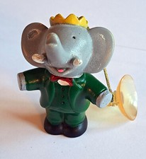 Figurine Babar Roi avec ventouse 7 cm