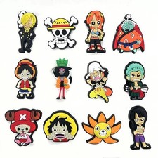 Lot 12 Charms Crocs Anime One