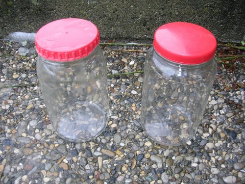 Anciens pots bonbons en - pots, a