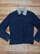 Veste denim sherpa - zara, man
