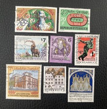 Lot de 8 timbres  anciens Autriche années diverses Briefmarken - L62