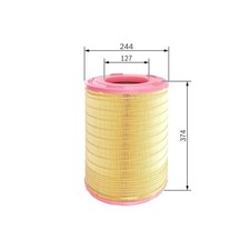 Filtre À Air Bosch F026400536 pour Renault Volvo Volvo Penta