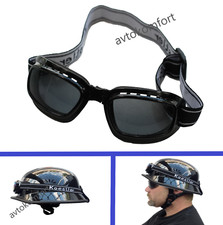 Lunettes de moto scooter volant style vintage rétro Cyber Glasses Goggle