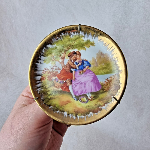 Assiette miniature limoges - miniature,