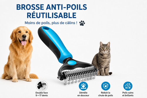 Brosse anti poils - brosse, anti-poils