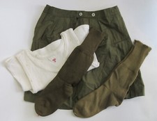 Lot sous-vêtements réglementaires paquetage Indochine/Algérie