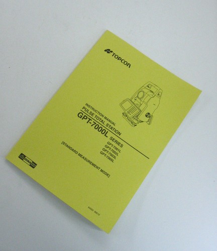 Topcon instructions manuel - instructions,
