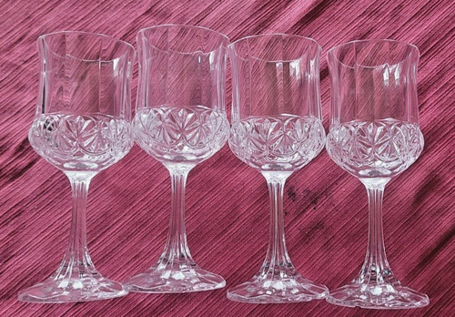 Verres pied cristal d arc - 4,