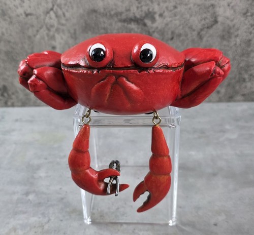 Crab shelf sitter figurine - shelf,