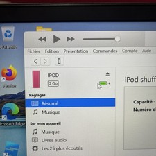 iPod shuffle 2go Rose Batterie Hs À Remplacer 