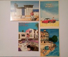 4 carte postale postcard