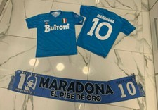 1 Maillot Maradona Naples Buitoni El Pibe De Or + Porte-Clés Diego Armando