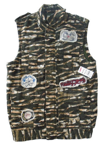 Sun stone camouflage jeans - stone,
