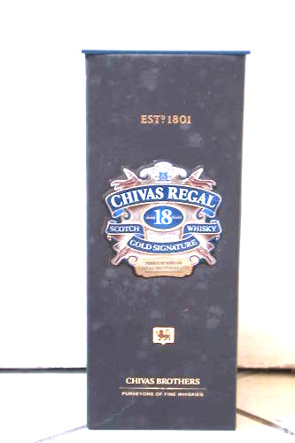 Boîte carton whisky chivas - *boîte,