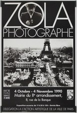 Zola Photographe 1990 Affiche