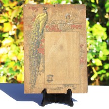Ancien panneau de calendrier publicitaire Nestlé en bois année 1909