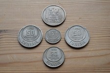 lot, 5 pièces de 50 francs