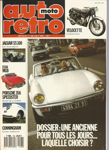 Auto retro 108 velocette - retro, /