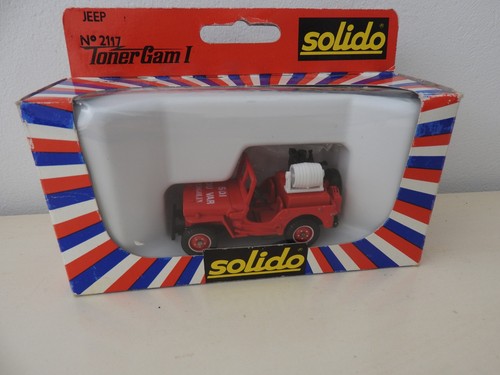 Solido jeep sdi pompier - 1/43,