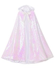 Cape longue à capuche pour