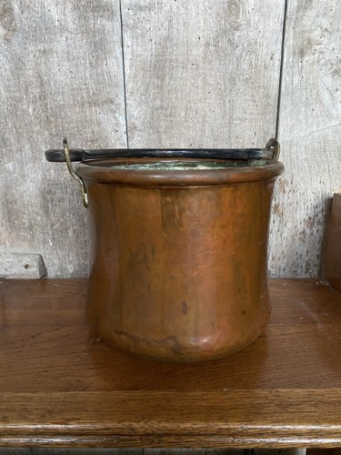 Ancien chaudron cuivre - ancien, en
