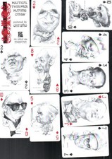 JEU DE 52 CARTES + 2 joker caricature hommes politique orturo humour collection