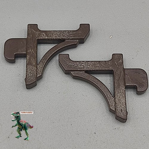Playmobil pièce marron - x2,