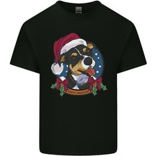 T-Shirt Enfant Doberman De Noël Xmas