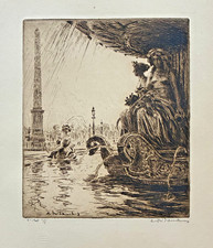 André DAUCHEZ 1925 eau-forte