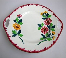 Plat à Anses Décor Colmar Faïence de Sarreguemines 1920