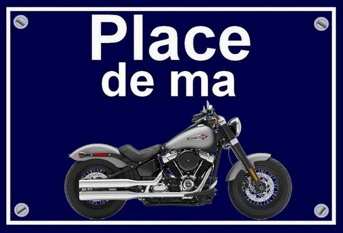 Plaque place ma harley - plaque,