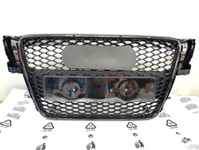 Calandre look RS5 noir brillant pour AUDI A5 de 06/2007 à 07/2011