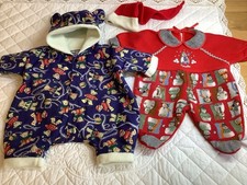 Pour BÉBÉ COROLLE 42 cm - GIGOTEUSE + GRENOUILLÈRE + BONNET - TBE