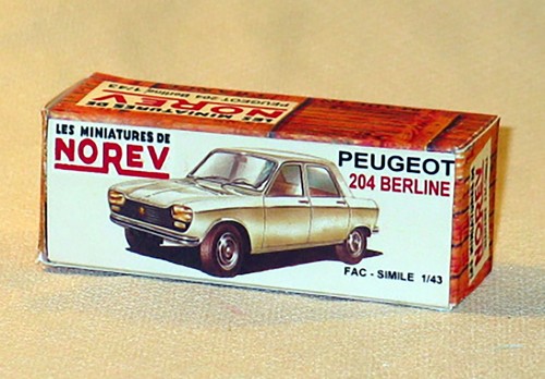 Norev peugeot 204 - norev, berline