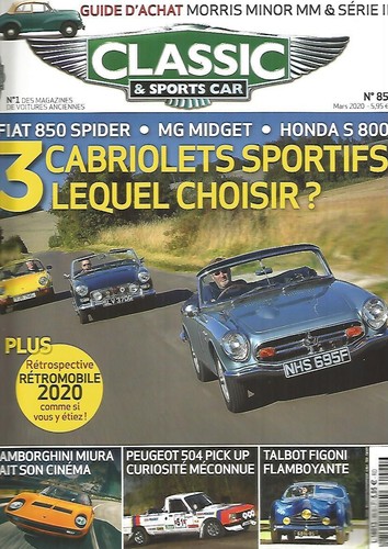 Classic sportscar 85 - &, n°85