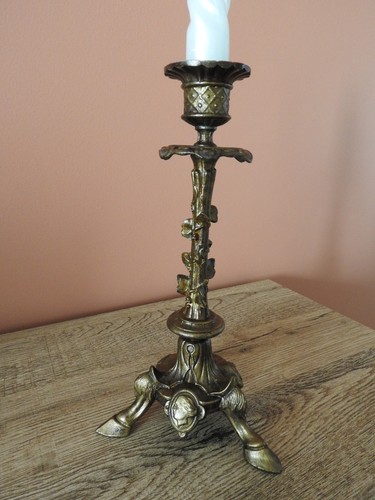 Ancien bougeoir chandelier - ancien,