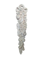 Decoration Murale Avec Des Fruits Patiné Beige En Stuc 