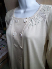 Pull fin MANOUKIAN manches longues *soie et cachemire T L/40 TBE