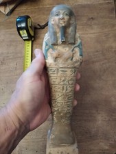 ÉGYPTE ANTIQUE : TRES GRAND OUSHEBTI en PIERRE (28cm /  1kg)